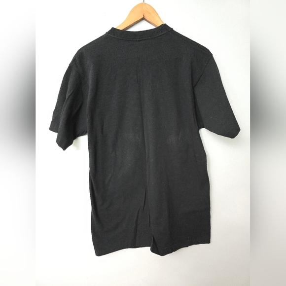 Vtg Fathers Day Report Card Shirt Size Large Black Single Stitch USA 90s Humor - Picture 6 of 9